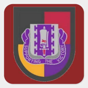 Adesivo Quadrado Beret flash & DUI 478º Bn Stickers