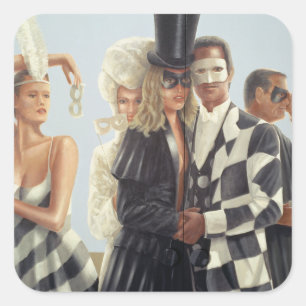 Adesivo Quadrado Berkley Hotel Mural - 1