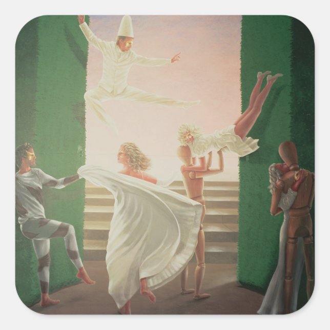 Adesivo Quadrado Berkley House Murals - 3 (Frente)