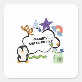 Adesivo Quadrado "Berry Sweet Bear Chaveiro - Adoravelmente Pequeno