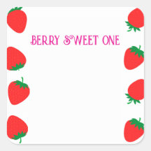 Berry Sweet One Square Sticker
