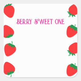 Adesivo Quadrado Berry Sweet One Square Sticker