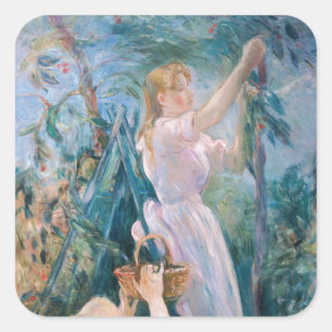 Adesivo Quadrado Berthe Morisot - O Seletor de Cereja