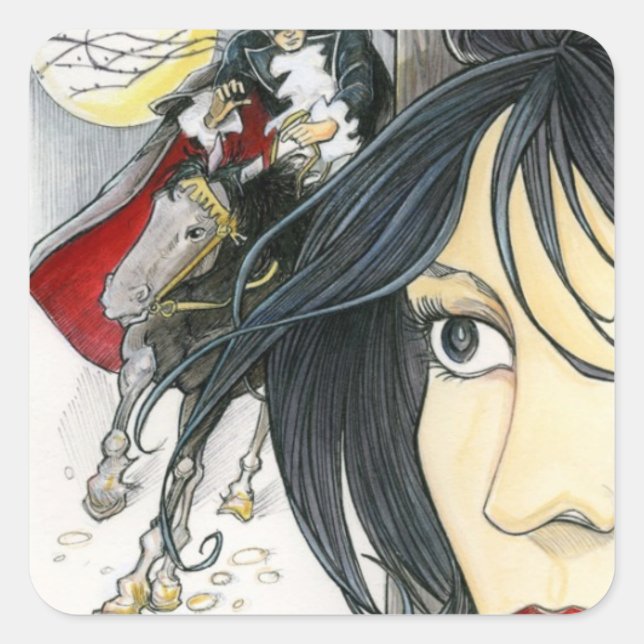 Adesivo Quadrado Bess - Highwayman (Frente)