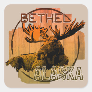 Adesivo Quadrado Bethel Alaska Alange Sautocolantes