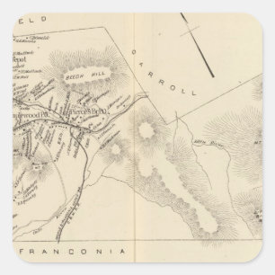 Adesivo Quadrado Bethlehem, Bethlehem PO, Maplewood PO