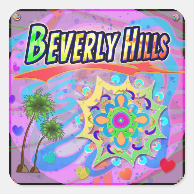 Adesivo Quadrado Beverly Colinas True Progress Sticker (Frente)