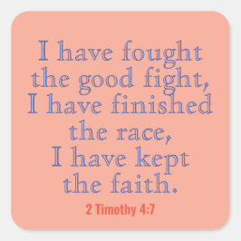 Adesivo Quadrado Bíblia católica Verse Sticker