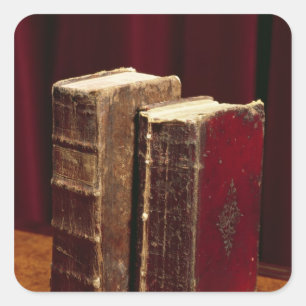 Adesivo Quadrado Bíblias pertencentes a Lord Byron e Augusta Leigh