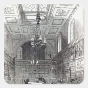 Adesivo Quadrado Biblioteca da Casa dos Lordes