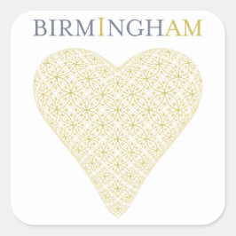 Adesivo Quadrado Biblioteca de Birmingham Stickers