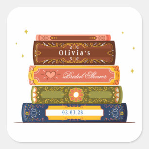 Adesivo Quadrado Biblioteca de Contos de Fadas: Seguimos para o Pró