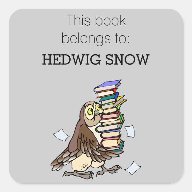 Adesivo Quadrado Biblioteca Personalizada Coroa Coroa Coroa Reserva (Frente)