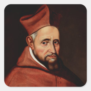 Adesivo Quadrado Biblioteca Romana e Arte de São Roberto Belarmino