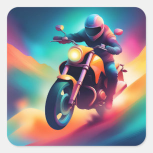 Adesivo Quadrado bicicleta