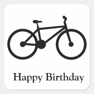 Adesivo Quadrado Bicicleta