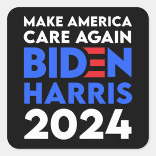Adesivo Quadrado Biden / Harris - 2024 - Torne a América mais aten