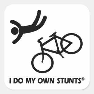 Adesivo Quadrado Bike meus próprios conluios