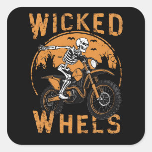 Adesivo Quadrado Bikes e Ghost Road