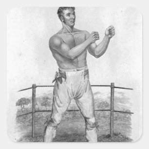 Adesivo Quadrado Bill puro, gravado por Percy Roberts