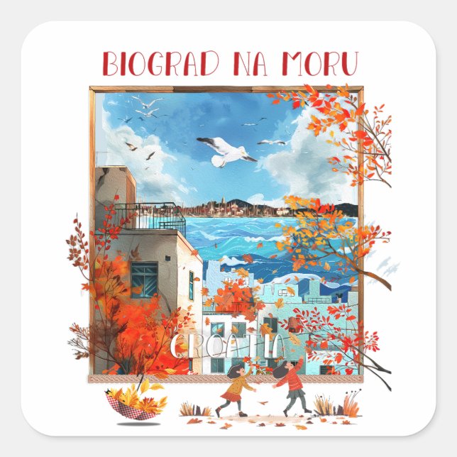 Adesivo Quadrado Biograd na moru 2 (Frente)