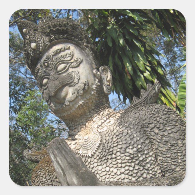 Adesivo Quadrado Birdman Wai... Nong Khai, Isaan, Tailândia (Frente)