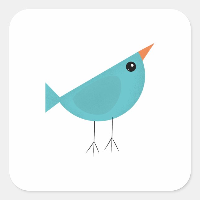 Adesivo Quadrado Birdy (Frente)
