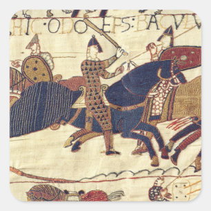 Adesivo Quadrado Bishop Odo convocando o exército de Duke William