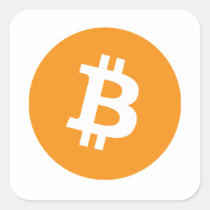 Adesivo Quadrado Bitcoins