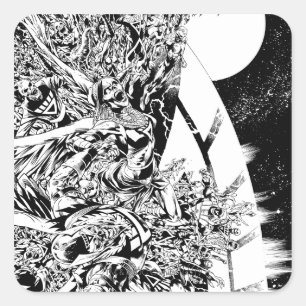 Adesivo Quadrado Blackest Night Group e Moon 2