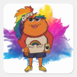 Adesivo Quadrado Blanca Stickers