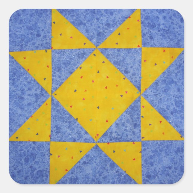 Adesivo Quadrado Blocos de inclinação (Frente)