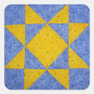 Adesivo Quadrado Blocos de inclinação