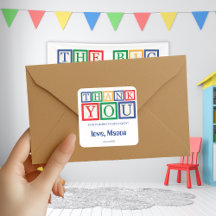 Blocos Primários Personalizados de Agradecimento D