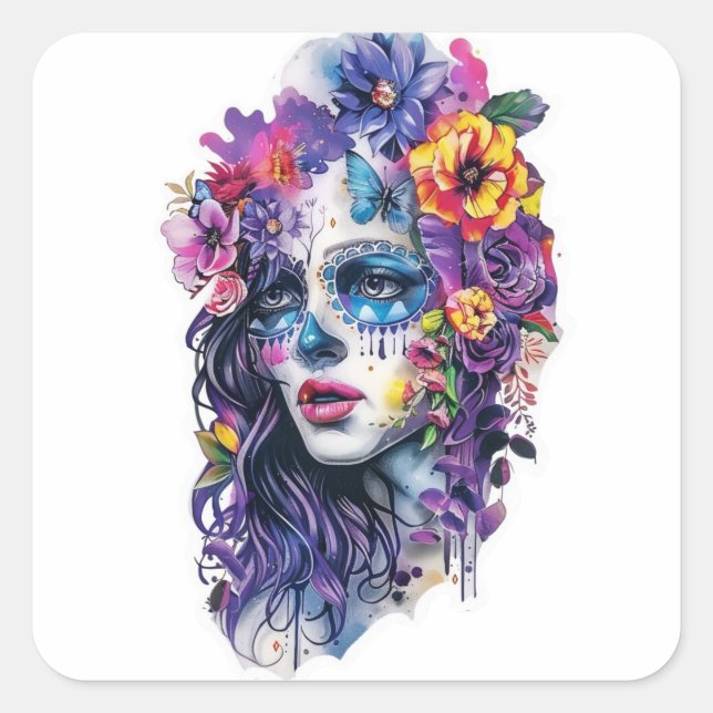 Adesivo Quadrado Blossom Soul Medley (Frente)