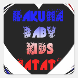 Adesivo Quadrado Blue Black Hakuna Matata Baby Kids Design.png