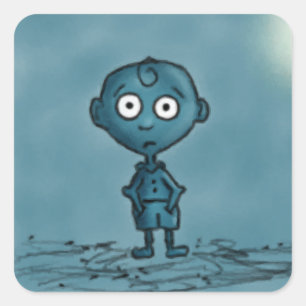 Adesivo Quadrado Blue Boy Stickers