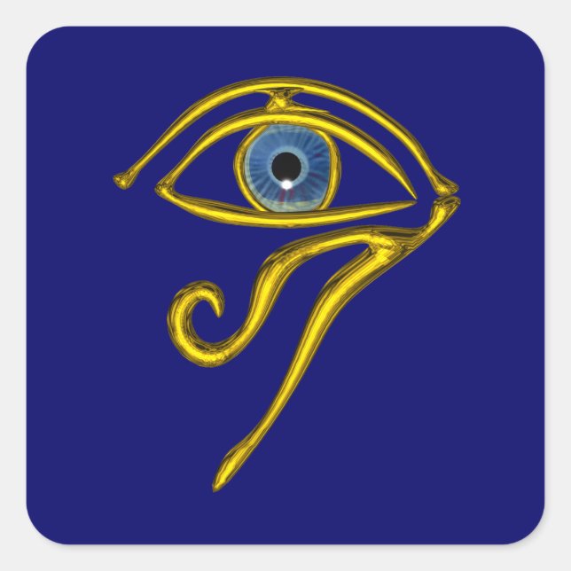 Adesivo Quadrado BLUE TALISMAN, detalhe (Frente)