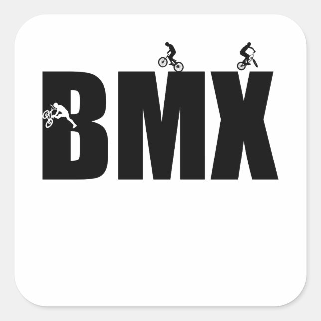 Adesivo Quadrado Bmx (Frente)