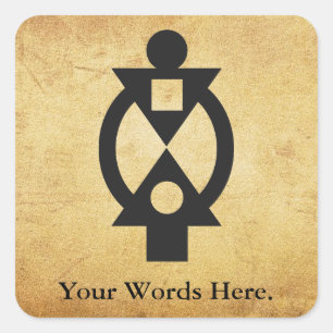 Adesivo Quadrado BOA MIM NA MIM cooperação de MMO  