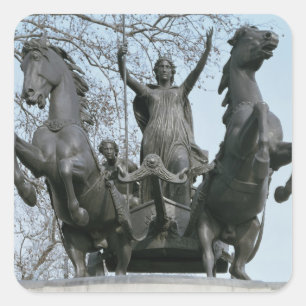 Adesivo Quadrado Boadicea, 1850s (bronze) (veja igualmente 33580)