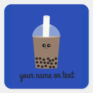 Adesivo Quadrado Boba Drink #1 Stickers
