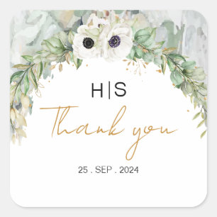 Adesivo Quadrado Boêmia Lush Greenery Arch Summer Garden