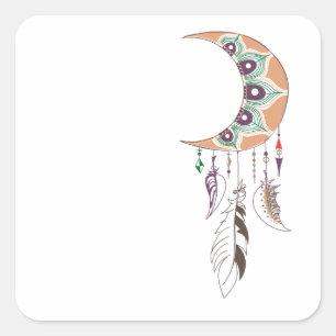 Adesivo Quadrado Boho dreamcatcher