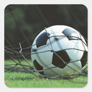 Adesivo Quadrado Bola de futebol 3
