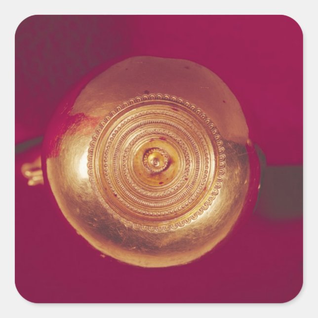 Adesivo Quadrado Bola final de um diadema (Frente)