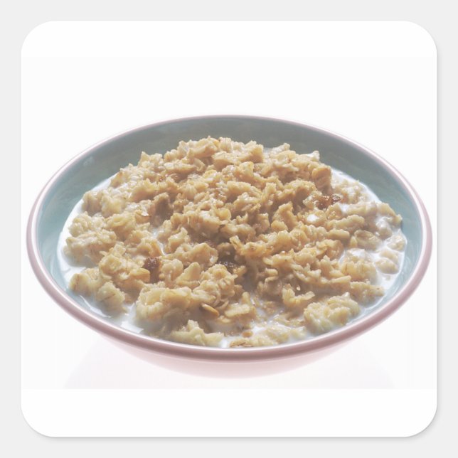 Adesivo Quadrado Boliche de aveia (Frente)