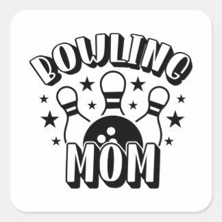Adesivo Quadrado Boliche de Camisa Mãe