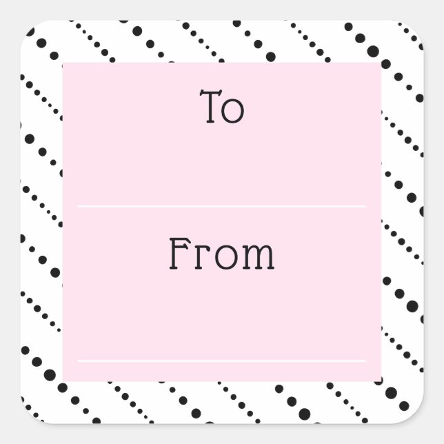 Adesivo Quadrado Bolinhas branca-branca-rosada-rosa-branca-branca (Frente)