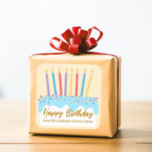 Bolo de Aniversário Chic Personalizado Negócios